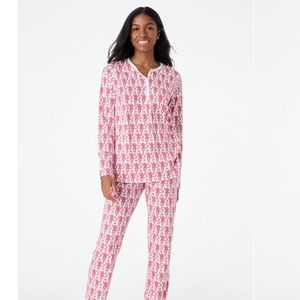 Women’s Sz. S Roller Rabbit Pink Monkey PJs - NWOT